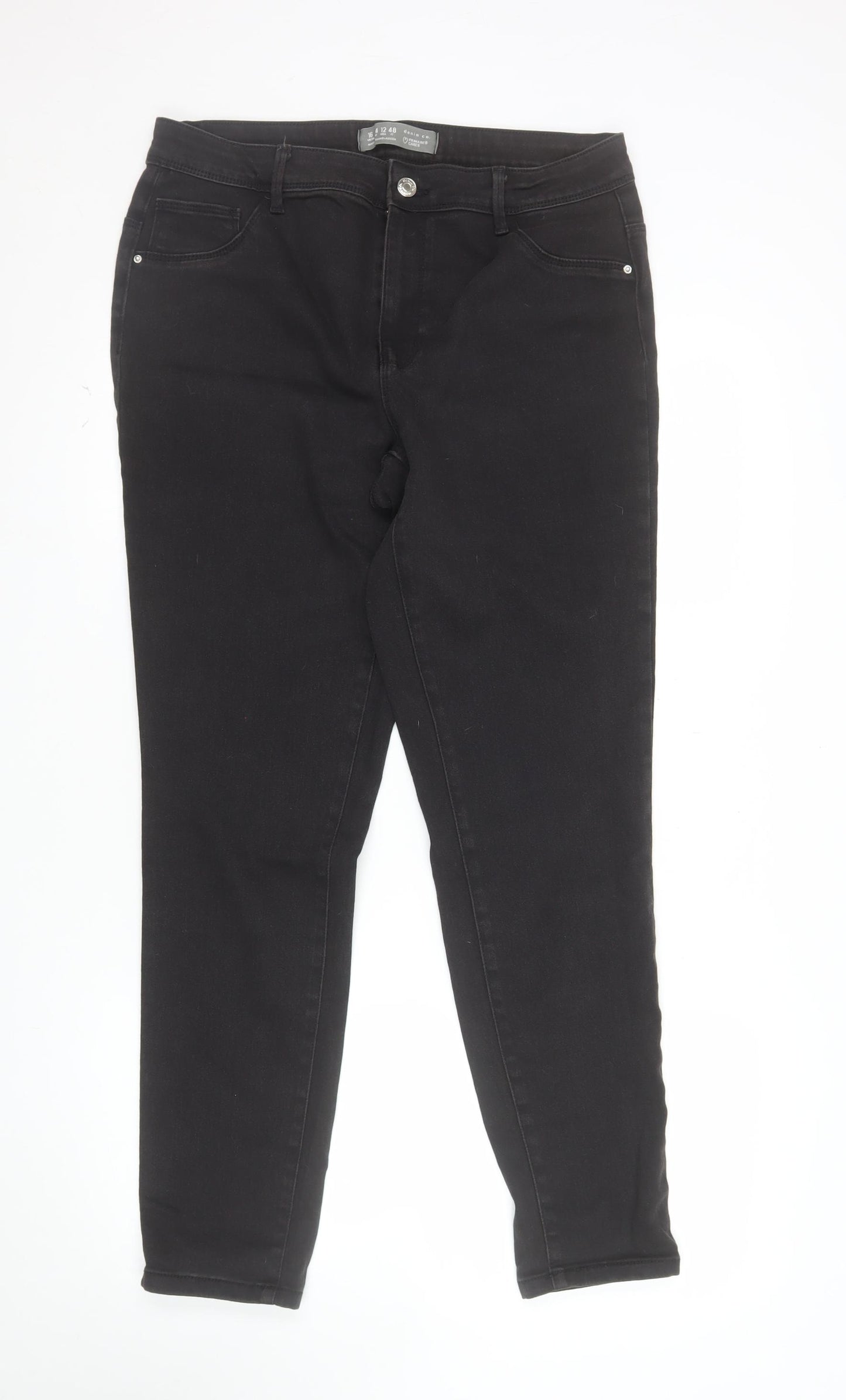 Primark Women’s Black Skinny Jeans Size 16 Stretch Denim