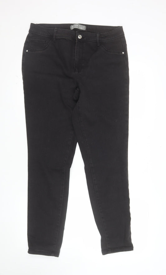 Primark Women’s Black Skinny Jeans Size 16 Stretch Denim