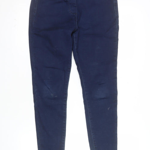 M&Co Women’s Blue Petite Skinny Stretch Jeans Size 8