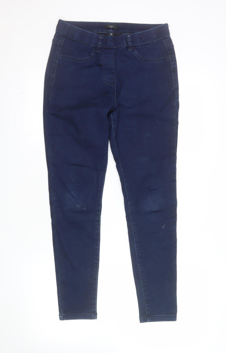 M&Co Women’s Blue Petite Skinny Stretch Jeans Size 8