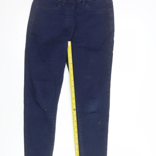 M&Co Women’s Blue Petite Skinny Stretch Jeans Size 8