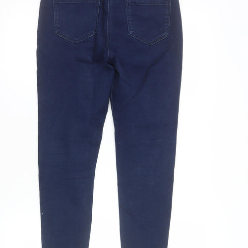M&Co Women’s Blue Petite Skinny Stretch Jeans Size 8