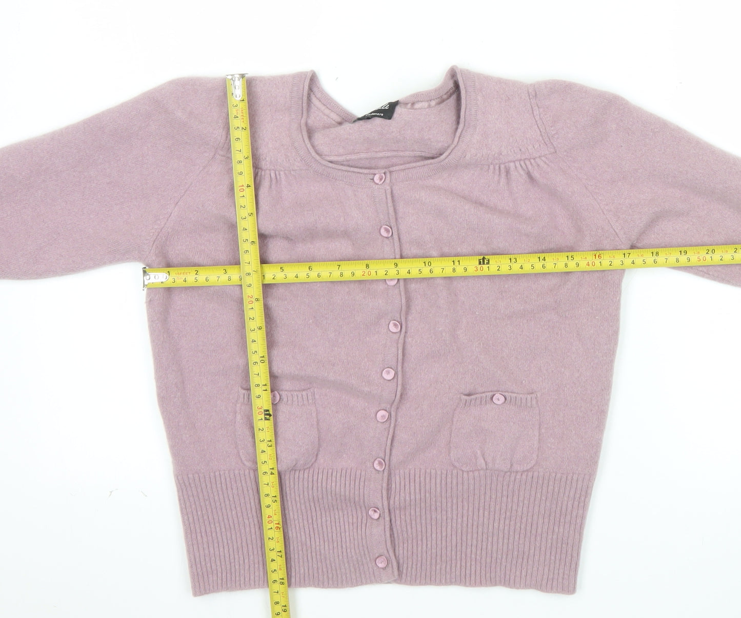 Marks and Spencer Women’s Purple Cashmere Cardigan Size 14