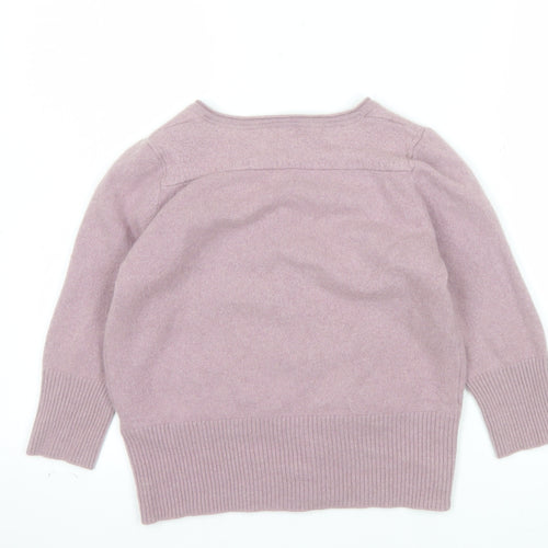 Marks and Spencer Women’s Purple Cashmere Cardigan Size 14