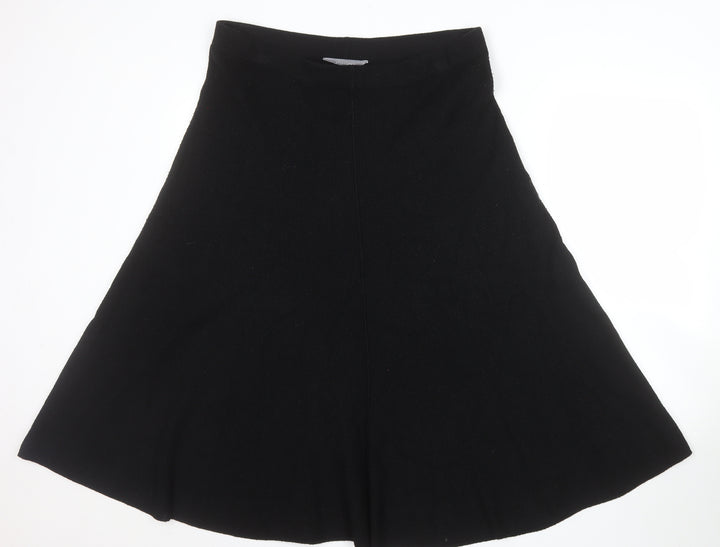 Principles Women's Black A-Line Knit Midi Skirt Size 16