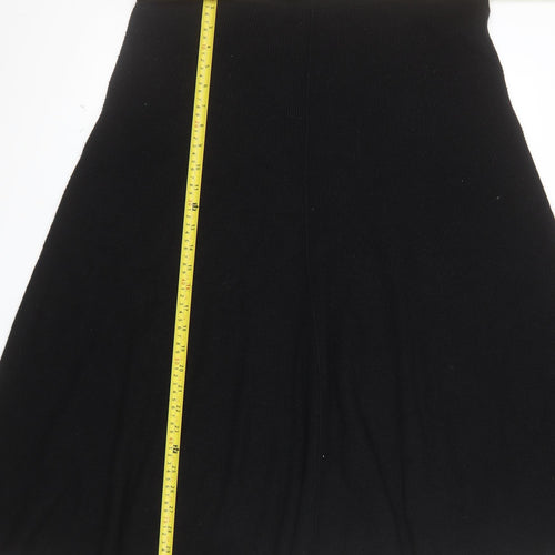 Principles Women's Black A-Line Knit Midi Skirt Size 16