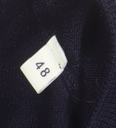 Ballantyne Men's Blue Wool Crew Neck Pullover Jumper Size M