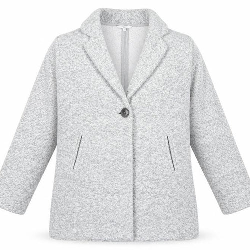 Next Women’s Grey Knit Coatigan Size 14 Long Sleeve Casual