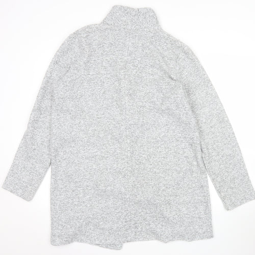 Next Women’s Grey Knit Coatigan Size 14 Long Sleeve Casual