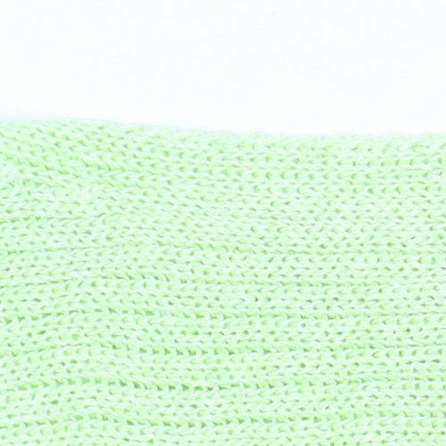 Zara Women Green Sleeveless Knit Tank Top Size S