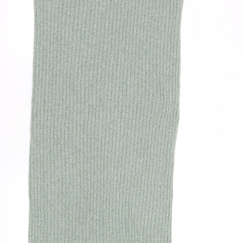 ASOS DESIGN Women’s Green Sleeveless Ribbed Knit Bodycon Midi Dress Size 12-14