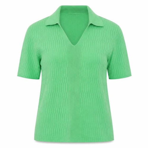 Marks and Spencer Women’s Green Viscose Polo Knit Top Size M