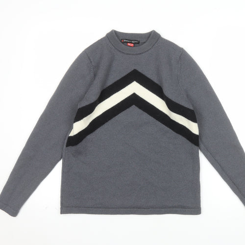 Perfect Moment Women Grey Merino Wool Pullover Jumper M