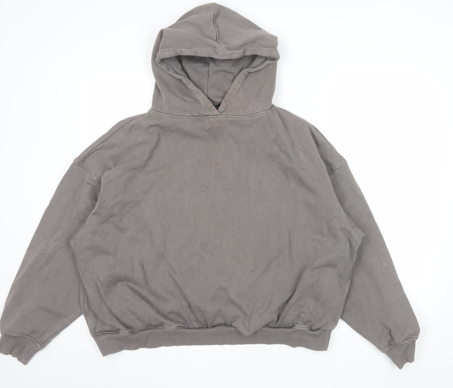 Luxe To Kill Women’s Grey Pullover Hoodie Size 8 Cotton Blend Casual