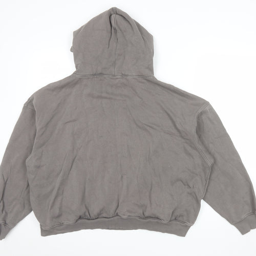 Luxe To Kill Women’s Grey Pullover Hoodie Size 8 Cotton Blend Casual