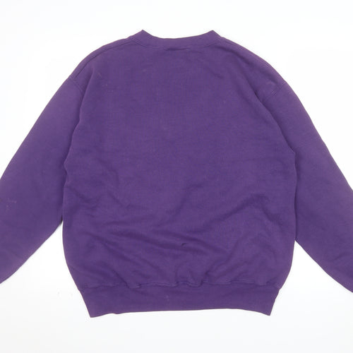 Lee Sport Men's Purple Baltimore Ravens Champions Sweatshirt M Vintage