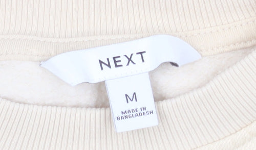 Next Men’s Beige Brooklyn Crew Neck Sweatshirt M Autumn Winter