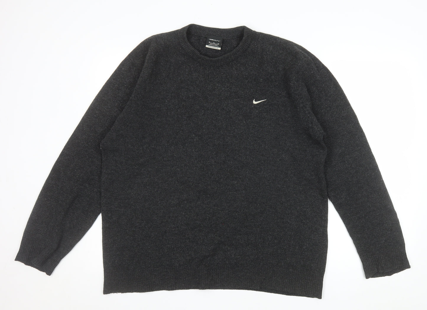 Nike Golf Men's Grey Wool Crew Neck Jumper XL