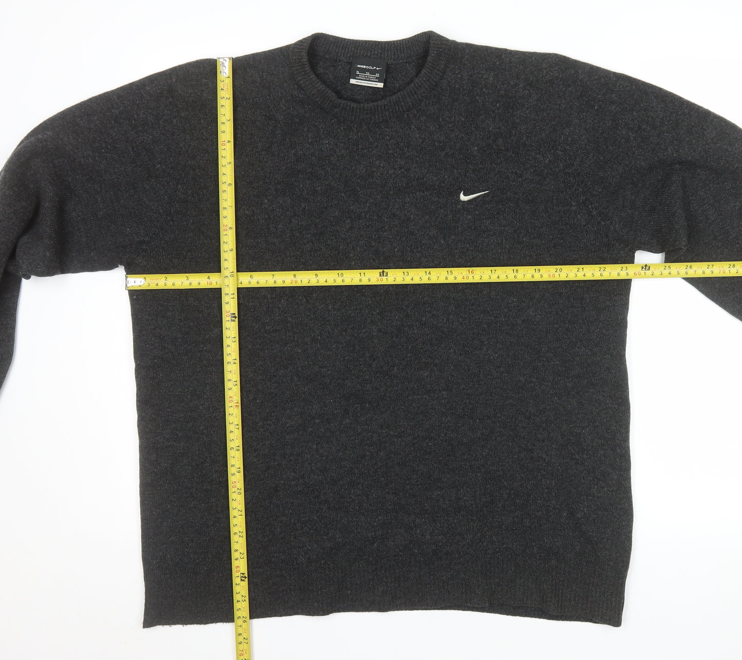 Nike Golf Men's Grey Wool Crew Neck Jumper XL