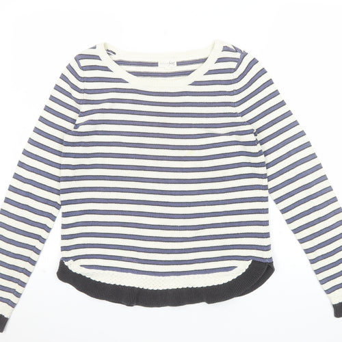Maison Jules Women's Multicoloured Striped Knit Jumper M