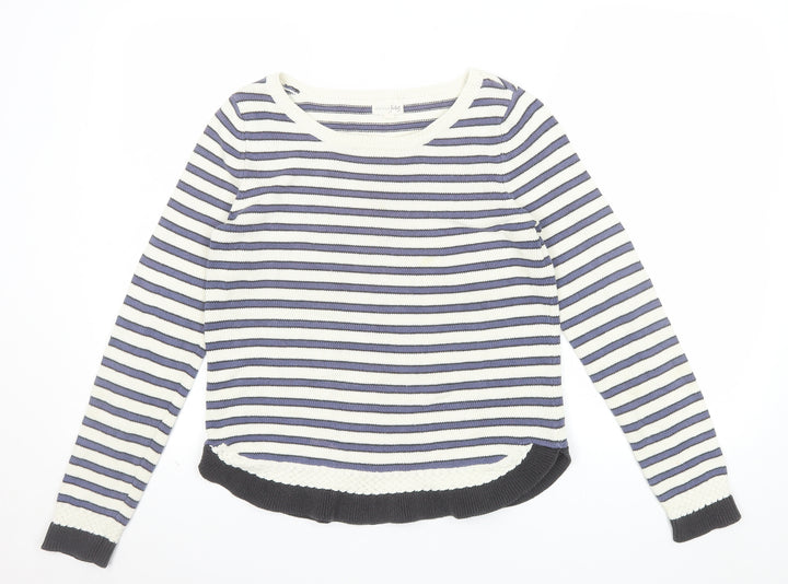 Maison Jules Women's Multicoloured Striped Knit Jumper M