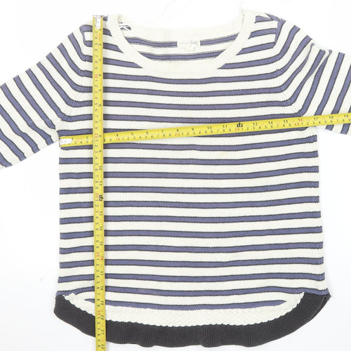 Maison Jules Women's Multicoloured Striped Knit Jumper M