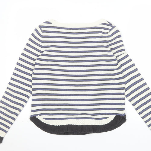 Maison Jules Women's Multicoloured Striped Knit Jumper M