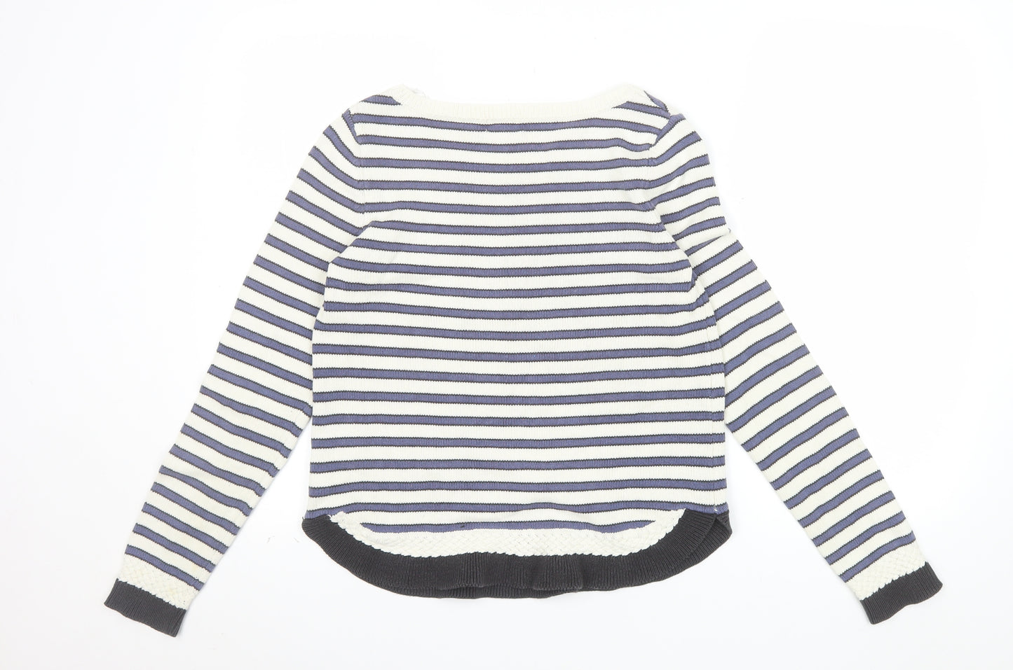 Maison Jules Women's Multicoloured Striped Knit Jumper M