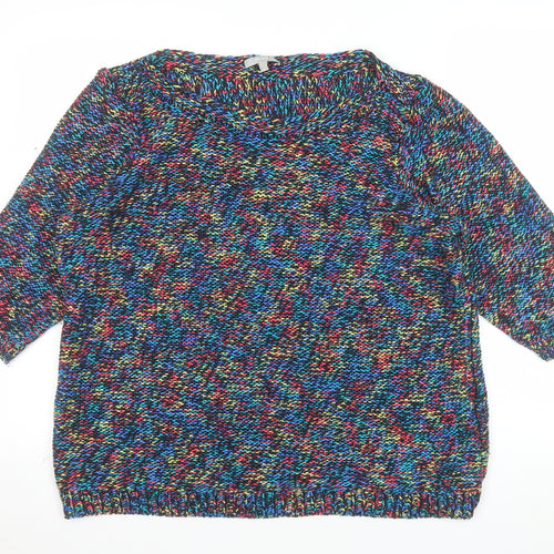 Marks and Spencer Per Una Women’s Multicoloured Chunky Knit Jumper Size 22