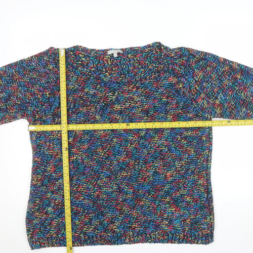Marks and Spencer Per Una Women’s Multicoloured Chunky Knit Jumper Size 22
