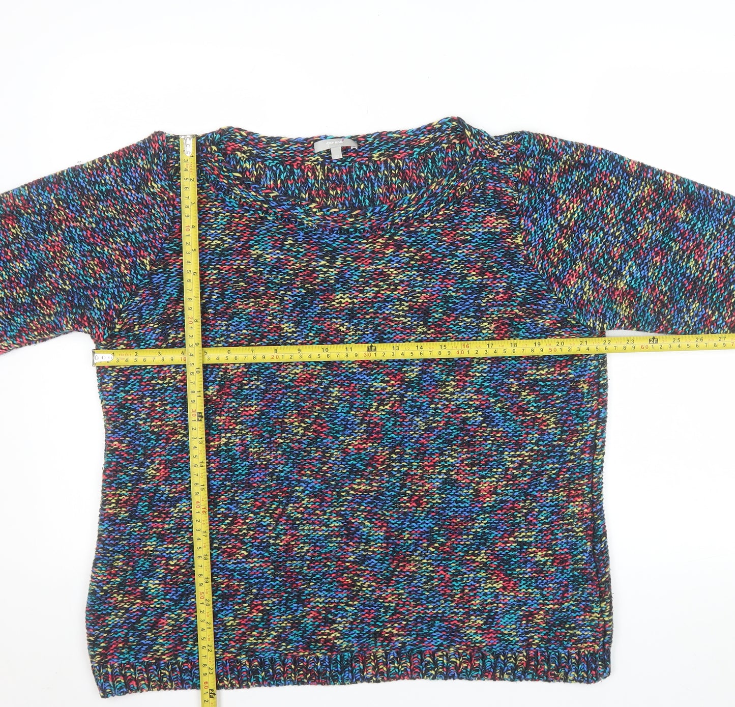 Marks and Spencer Per Una Women’s Multicoloured Chunky Knit Jumper Size 22