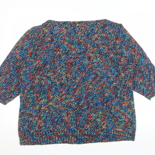 Marks and Spencer Per Una Women’s Multicoloured Chunky Knit Jumper Size 22