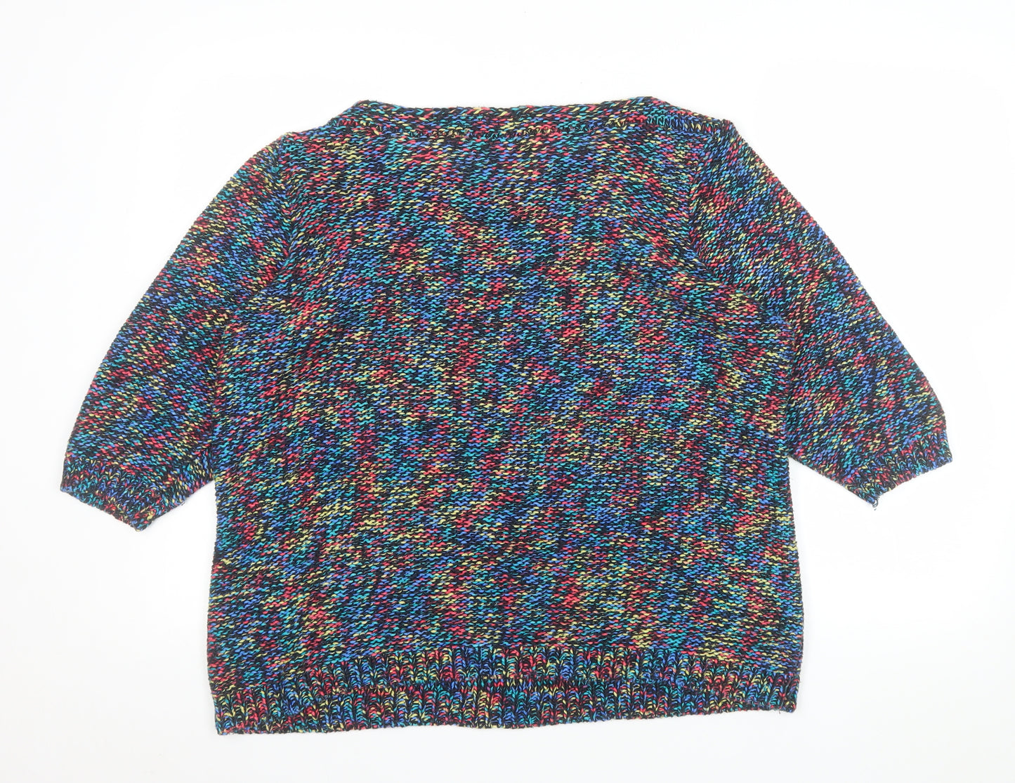 Marks and Spencer Per Una Women’s Multicoloured Chunky Knit Jumper Size 22