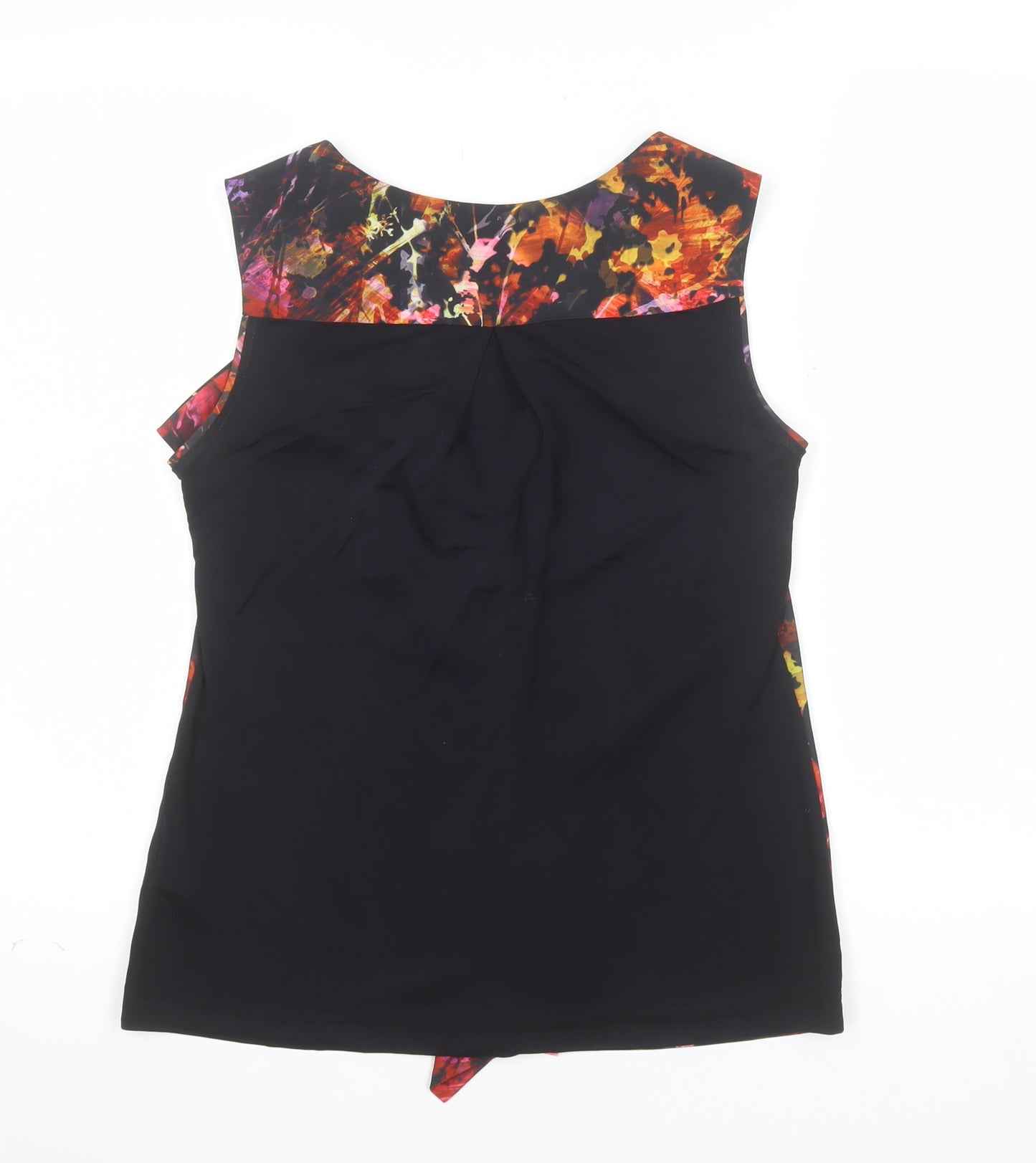 Karen Millen Women’s Multicoloured Floral Wrap Blouse Size 10