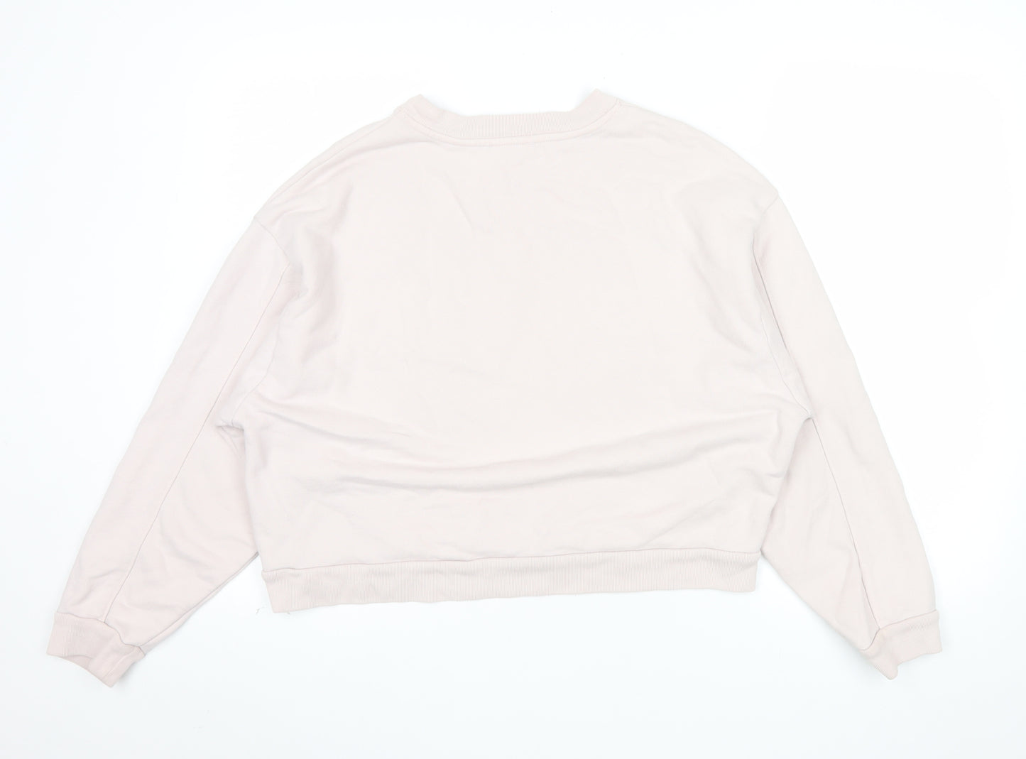 Levi's Women's Beige Original Logo Pullover Sweatshirt M