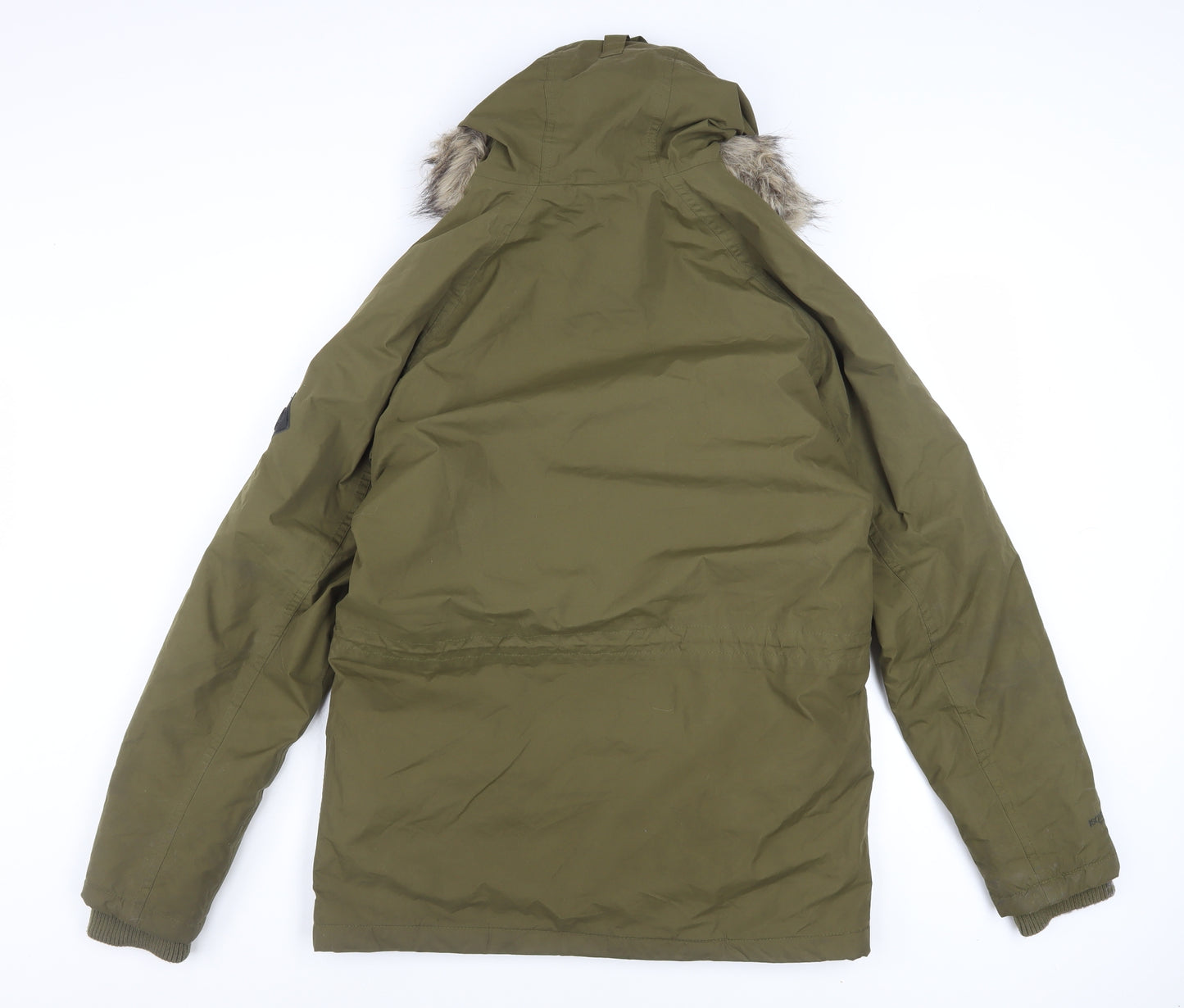Regatta Women's Green Parka Jacket S Hooded Fur Trim Winter Coat