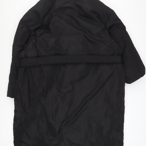 George Women’s Black Long Belted Puffer Coat XL 20-22