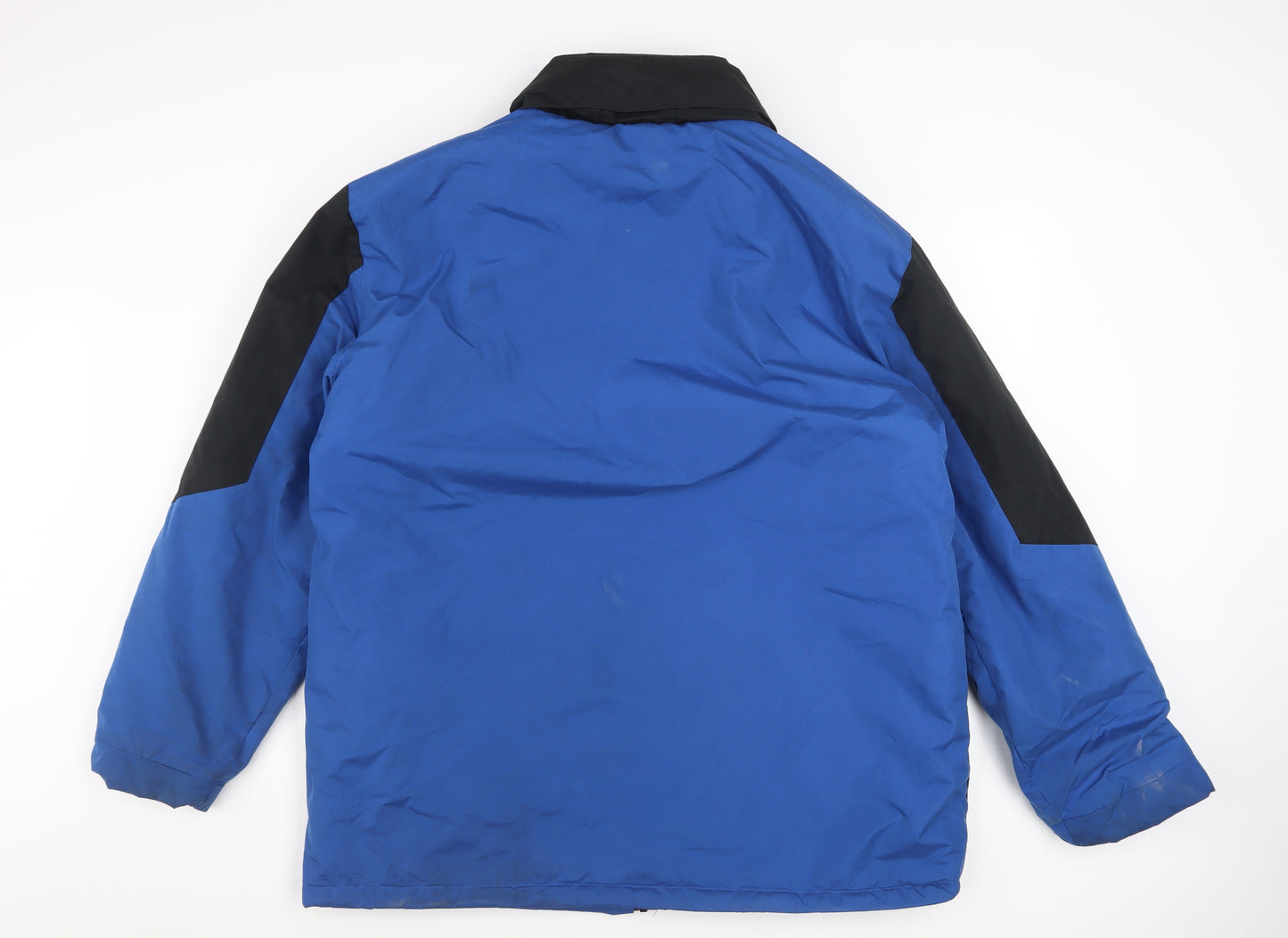 Atlas For Men Blue Black Waterproof Winter Parka Jacket Men's L