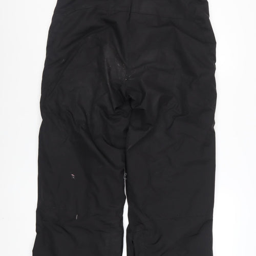 Wedze Men's Black Snow Pants Size M Insulated Ski Trousers