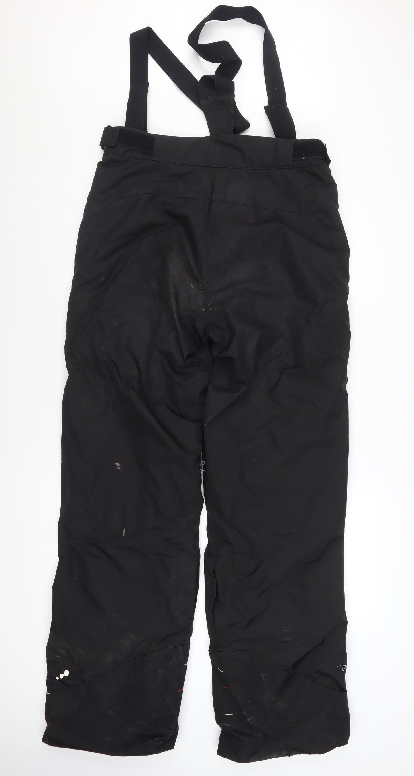 Wedze Men's Black Snow Pants Size M Insulated Ski Trousers