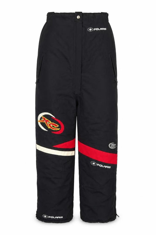 Polaris Womens Black Red Snow Pants Medium Waterproof Insulated Trousers