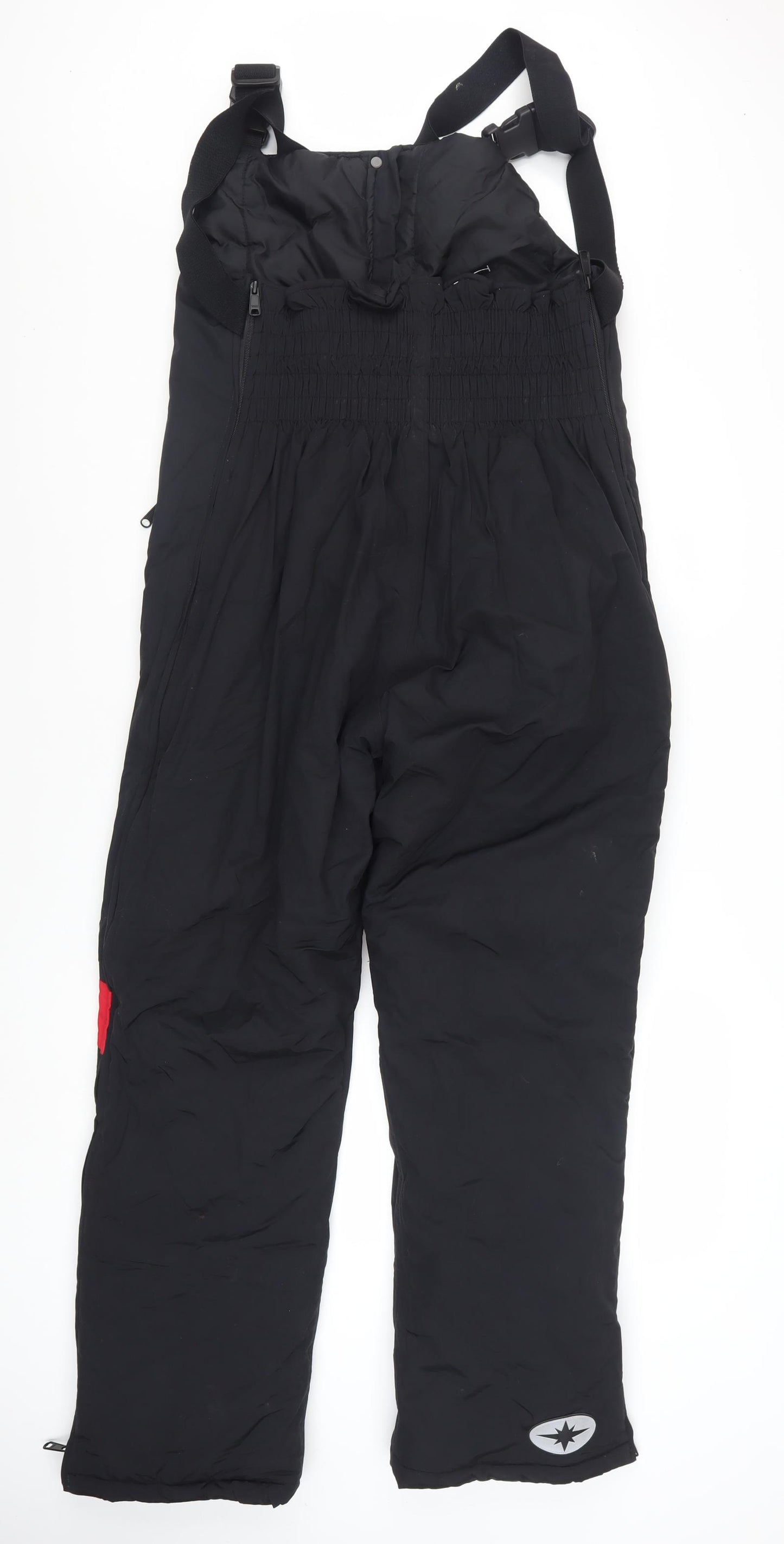 Polaris Womens Black Red Snow Pants Medium Waterproof Insulated Trousers