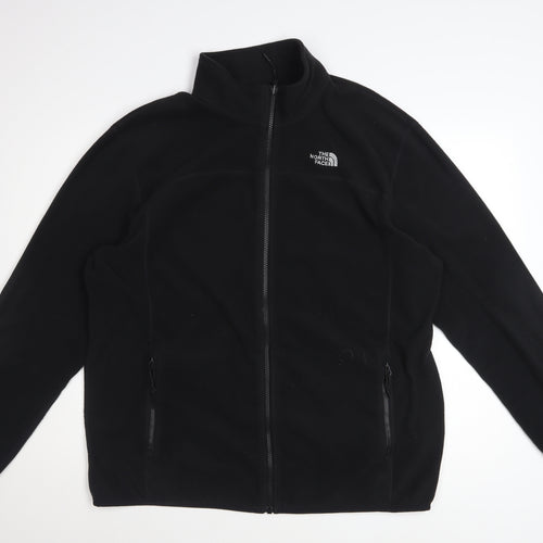 The North Face Men's Black XL Fleece Full Zip Outdoor Jacket