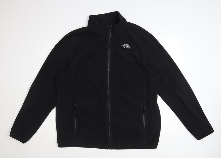 The North Face Men's Black XL Fleece Full Zip Outdoor Jacket