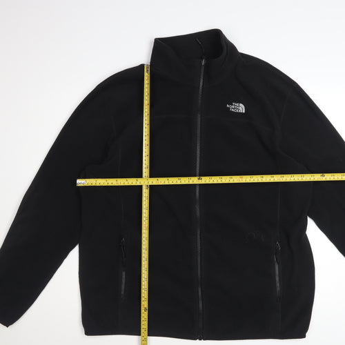 The North Face Men's Black XL Fleece Full Zip Outdoor Jacket