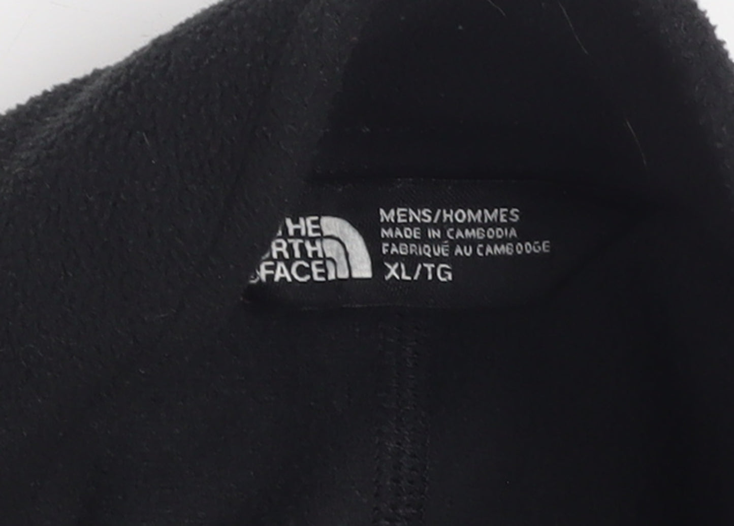 The North Face Men's Black XL Fleece Full Zip Outdoor Jacket
