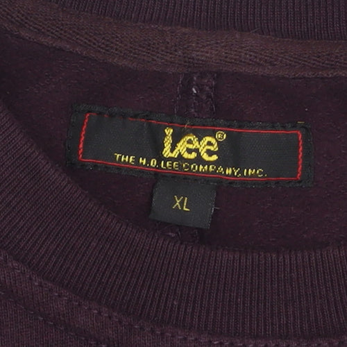 Lee Men’s Purple Storm Rider Pullover Sweatshirt XL