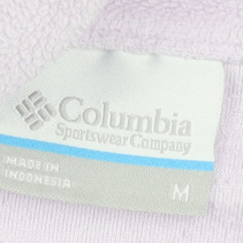 Columbia Women Lilac 1/2 Zip Fleece Sweatshirt M