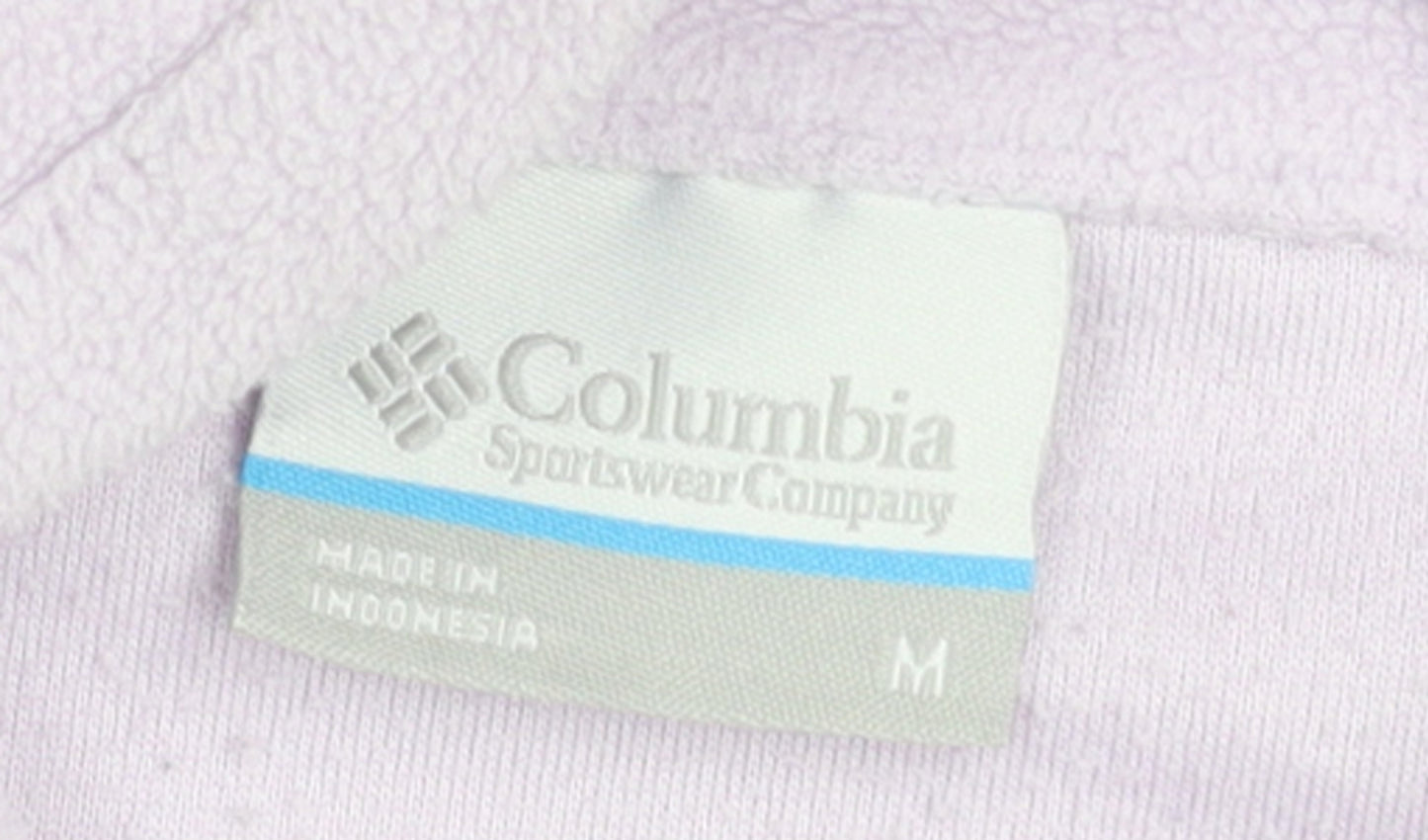 Columbia Women Lilac 1/2 Zip Fleece Sweatshirt M