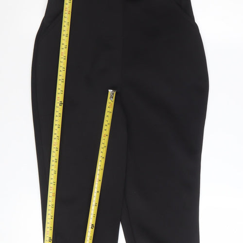 Boohoo Women’s Black Short Sleeve Slim Fit Jumpsuit UK 8